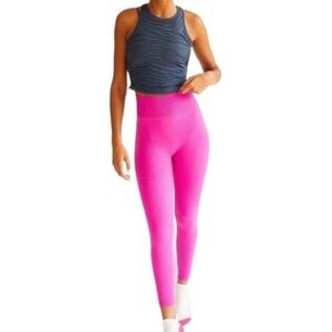 Free People Movement Free Throw Leggings Mexican Sage Pink  New